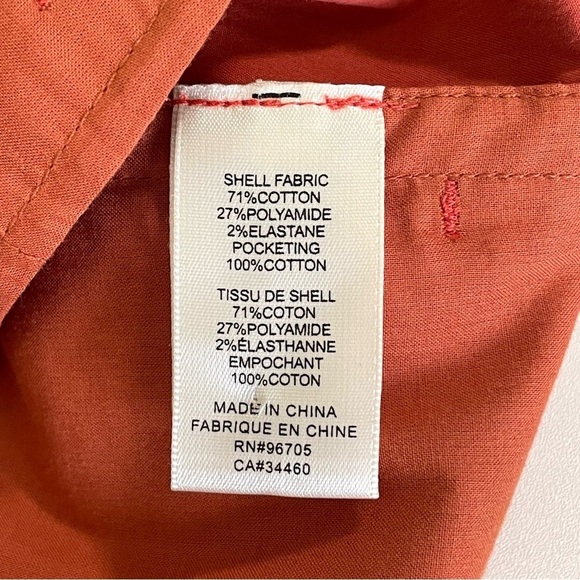 NWT Rebecca Taylor High Waist Pleat Front Trouser Short Pomodoro Red Orange 2 - Picture 15 of 16